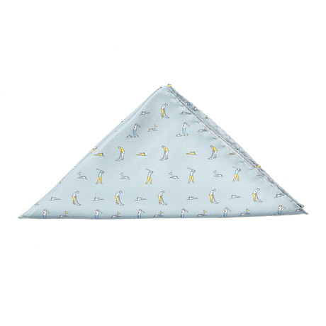 Foreplay Pocket Square // Grey