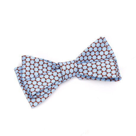 Do You Even Lift Bro Bow Tie // Blue