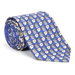 Kegs and Eggs Tie // Blue