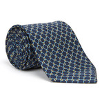 Ball And Chain Tie // Navy + Gold