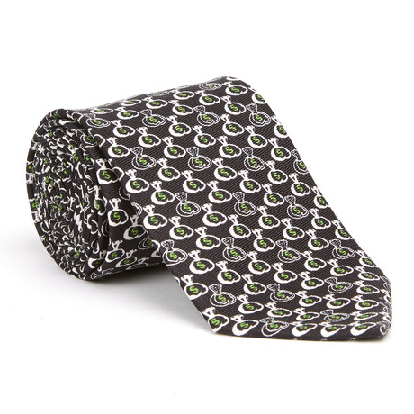 Money Bags Tie // Black