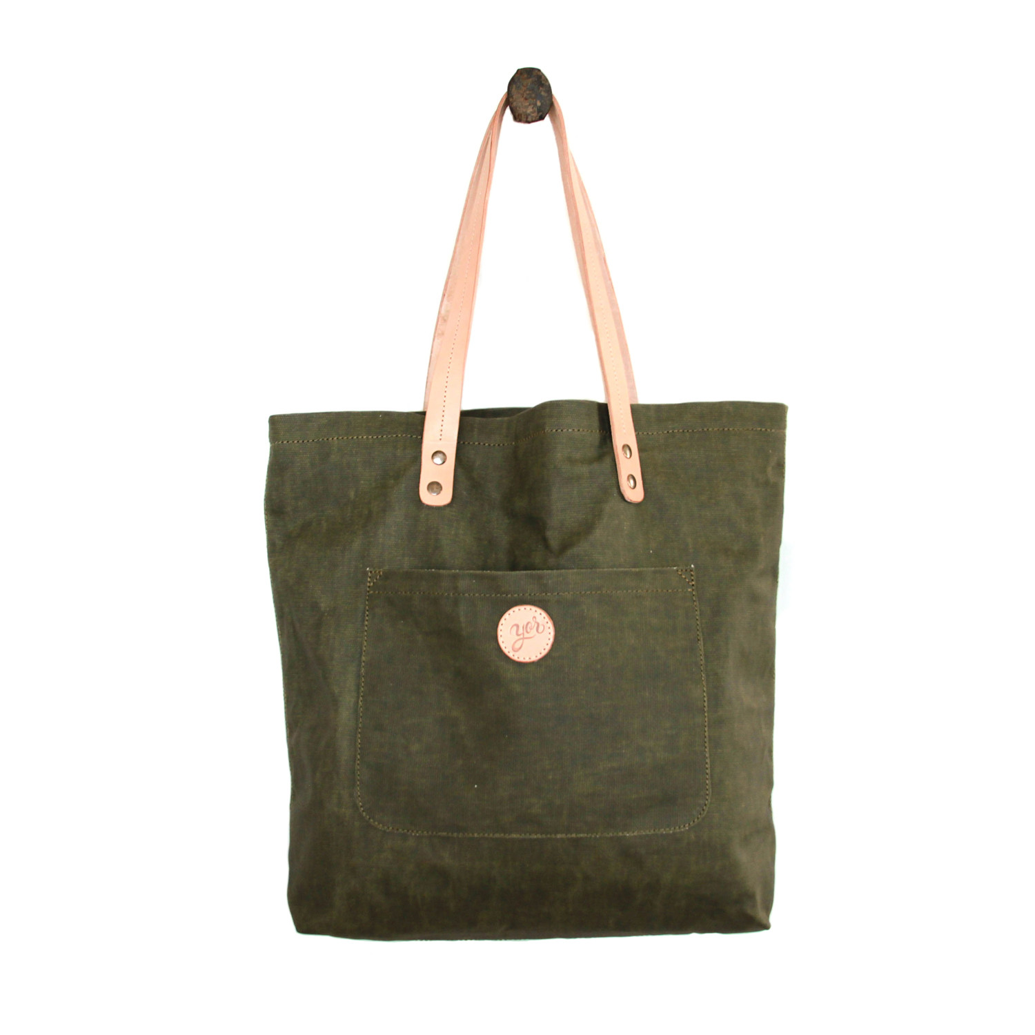 Commuter Tote (Green) - Yor Leather - Touch of Modern