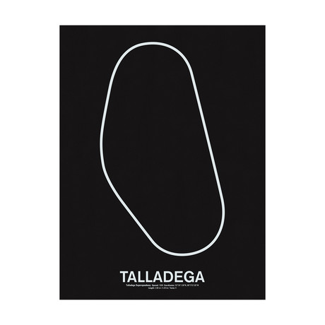 Talladega Superspeedway Screenprint