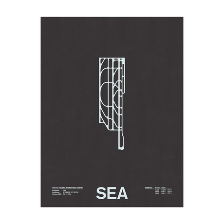 SEA // Seattle–Tacoma International Airport Screenprint