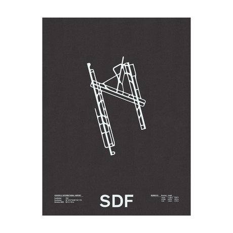 SDF // Louisville International Airport Screenprint