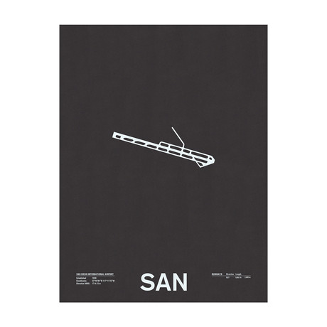 SAN // San Diego International Airport Screenprint