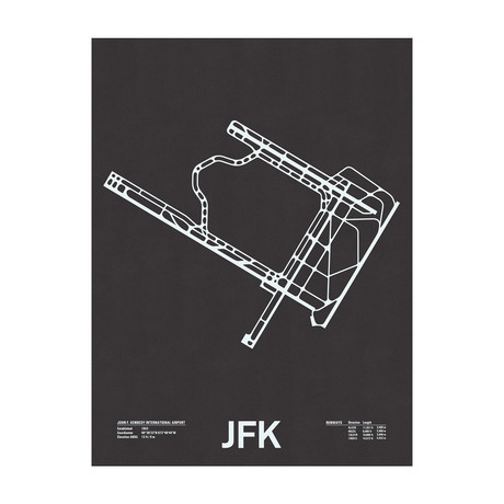 JFK // John F. Kennedy International Airport Screenprint