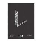 IST // Istanbul Ataturk Airport Screenprint