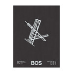 BOS // Logan International Airport Screenprint