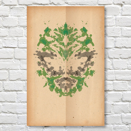 Green Power Ranger // Rorschach Print