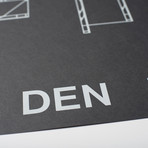 DEN // Denver International Airport Screenprint