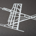 BOS // Logan International Airport Screenprint