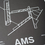 AMS // Amsterdam Airport Schiphol Screenprint