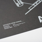 AMS // Amsterdam Airport Schiphol Screenprint