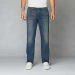 Vince // Rhodes Slim Fit Straight Leg Jean // Medium Marble (28WX32L)