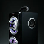 Bass Boosting LED 2.1 Speaker + Sub-Woofer Control