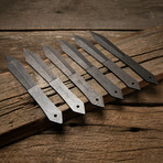 8" Full Tang Throwing Knives // Set of 6