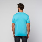 Minerals // V-Neck Tee // Ocean Reverse Velvet Dye (M)