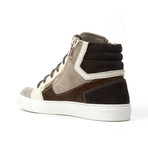 Ylati // Augusto Suede High-Top // Black + White (Euro: 40)