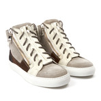 Ylati // Augusto Suede High-Top // Black + White (Euro: 41)