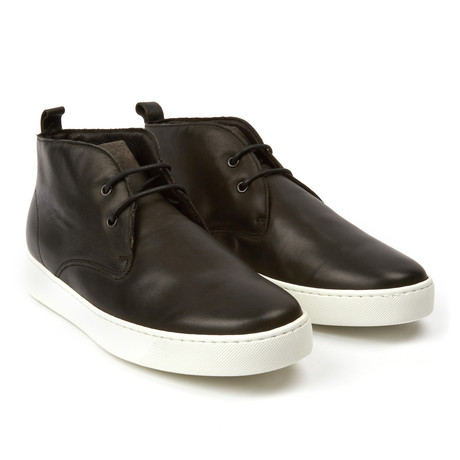 Ylati // Baia Leather Chukka // Black (Euro: 41)