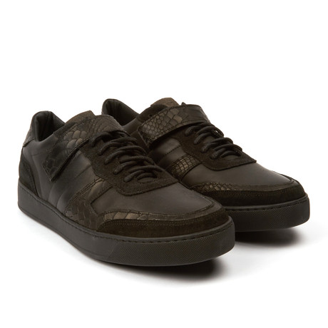 Ylati // Mercurio Leather Sneaker // Black (Euro: 45)