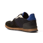 Ylati // Positano Sneakers // Blue Wool + Suede (Euro: 42)