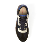 Ylati // Positano Sneakers // Blue Wool + Suede (Euro: 41)