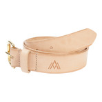 Leather Belt // Natural (Small)
