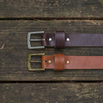 The Fletcher Belt // Mocha Brown (Size 32)