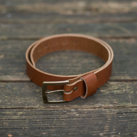 The Fletcher Belt // Saddle Brown (Size 32)