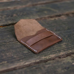 The Tuck Card Wallet (Mocha Brown)