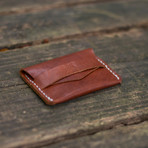 The Tuck Card Wallet (Mocha Brown)