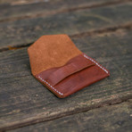 The Tuck Card Wallet (Mocha Brown)