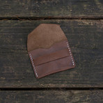 The Tuck Card Wallet (Mocha Brown)