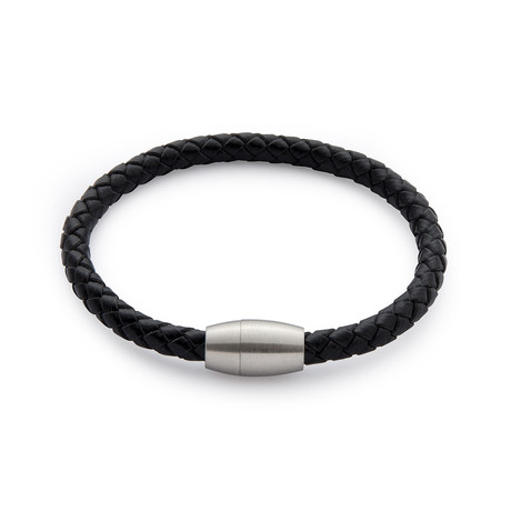 Bullet Weave Bracelet // Black (19cm)