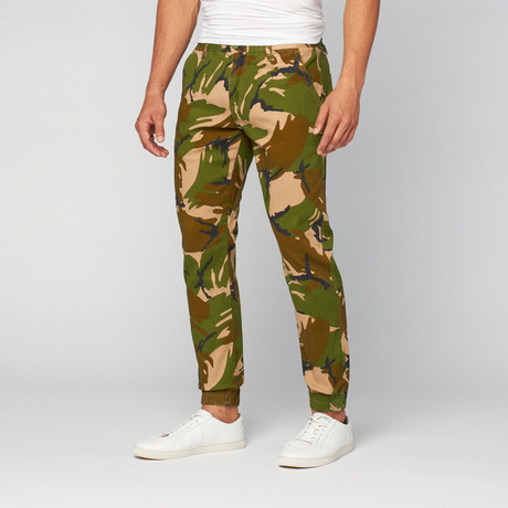 Twill Jogger // Jungle Camo (30)