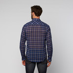 L.U.C.A. // Casual Plaid Button Up // Midnight (M)