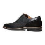 BUB Shoes // Leather + Canvas Brogue // Black + Anthracite (Euro: 40)