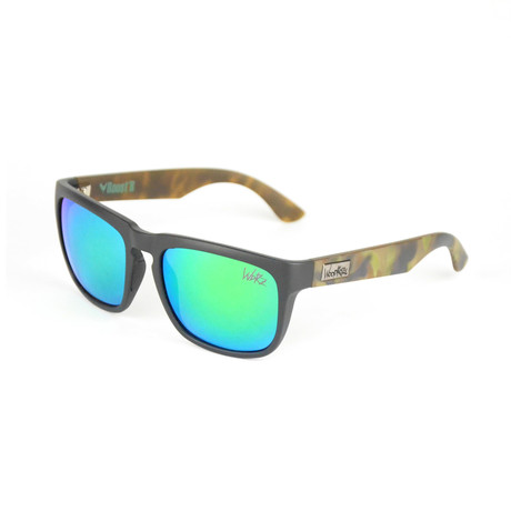 ROOST'R Sunglasses // Matte Black + Camo Arms