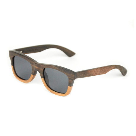 Buffalo Sunglasses // Ebony + Oak Wood