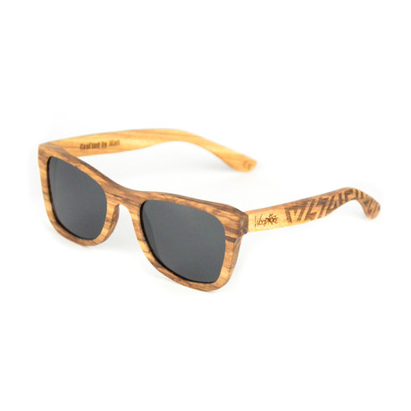 Dozer Sunglasses // Zebra Wood
