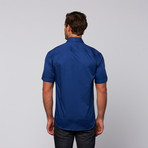 Cafébleu // Myron Button Up // Navy (M)