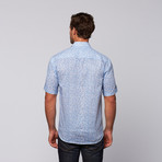 Mylo Button Up // Blue + White Linen (M)