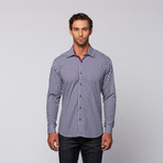 Ruffino Button Up // Navy Gingham (L)