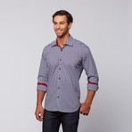 Ruffino Button Up // Navy Gingham (L)