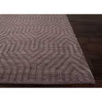 Town Gargoyle Grey Wool Rug (3'L x 2'W)