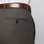 Pierre Balmain // Wool Two-Piece Suit // Charcoal Pinstripe (Euro: 50)