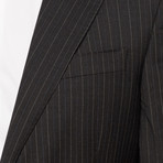 Pierre Balmain // Wool Two-Piece Suit // Dark Grey Pinstripe (Euro: 50)