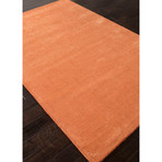 Kelle Orange Wool + Art Silk Rug